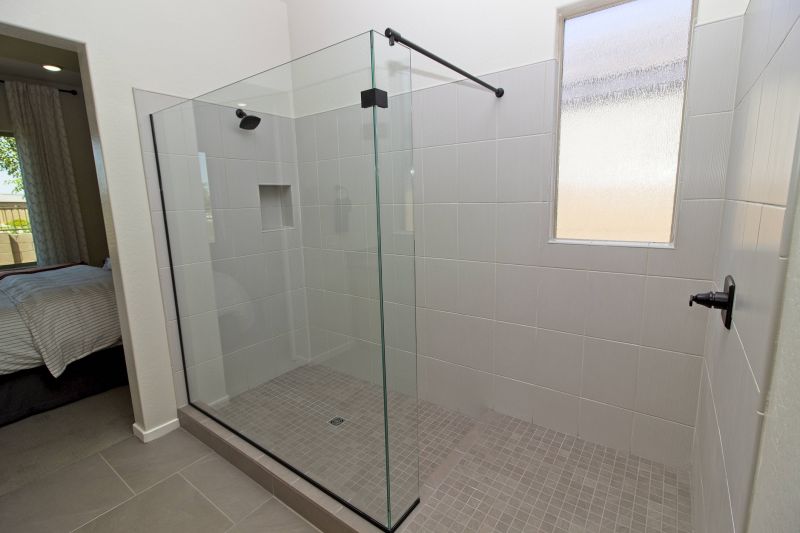 Open Concept Shower Area